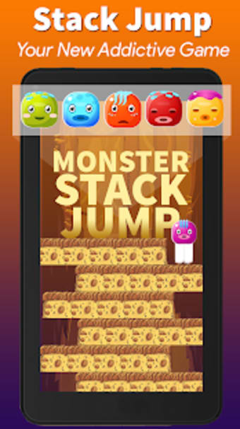Monster Jumping Blocks: Climb Game