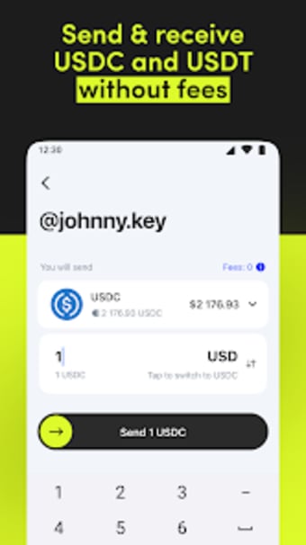 Key App: send  receive money