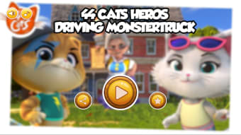 44 Cats Cartoon Games Driving