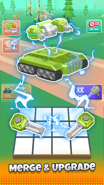 Idle Merge: Tank Battle