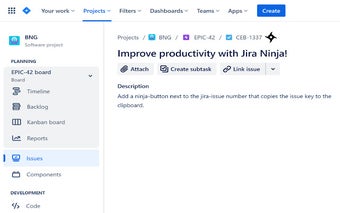 Jira Ninja