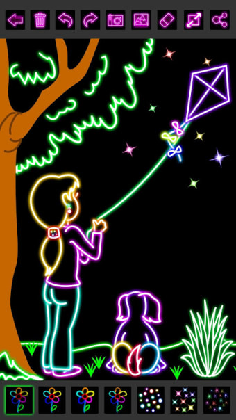 Magical Drawing Glow - Kids Game