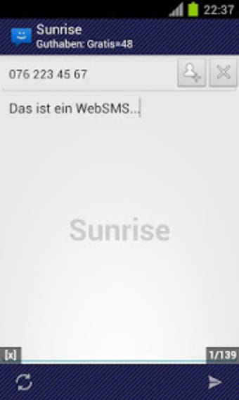 WebSMS: Sunrise Connector