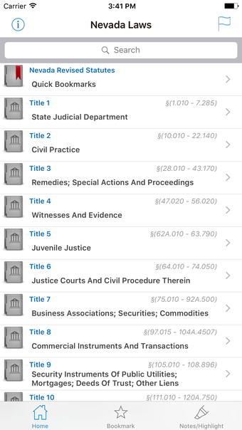 NV Laws Nevada State Titles