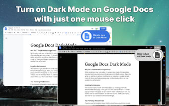 Dark mode for Google Docs