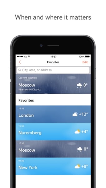 Yandex.Weather online forecast