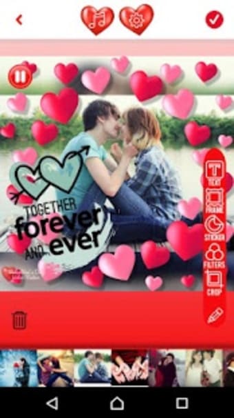 Valentines Day Video Maker  Love Photo Frames