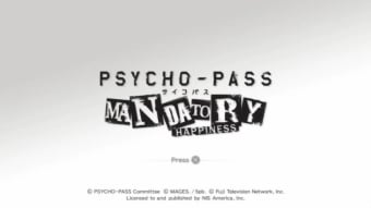 PSYCHO-PASS: Mandatory Happiness