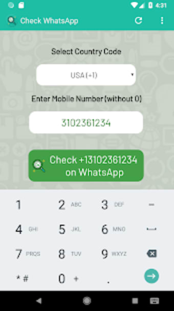 Check Number WA for WhatsApp