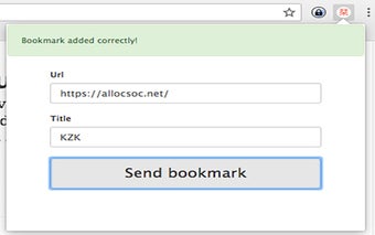 Shiori create bookmarks extension