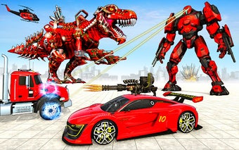 Dino Robot Car Transform Games