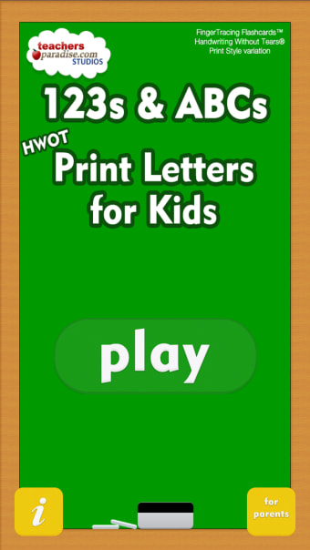 123s ABCs Preschool Learn HWOTP Kids Handwriting