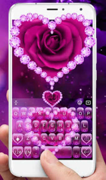 Diamond Rose Keyboard Theme