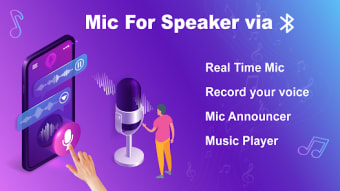 Mic for speaker via Bluetooth