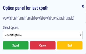 Xpath capture