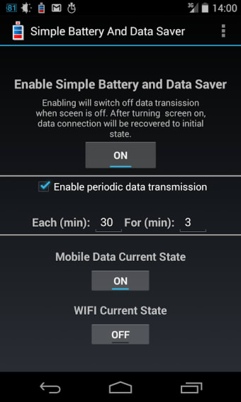Simple Battery and Data Saver