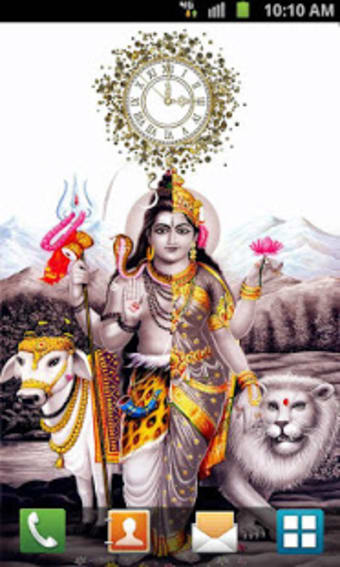 Shiva Clock Live Wallpaper