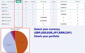 HitBTC balances in Fiat Currency