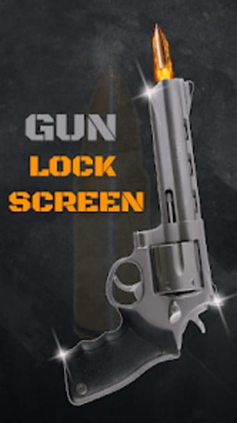Pistol gunshot lock screen Sim