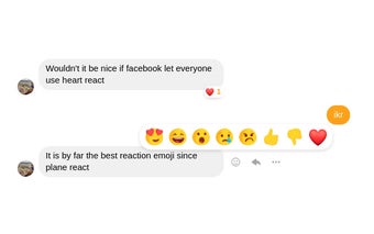 Heart React for Messenger