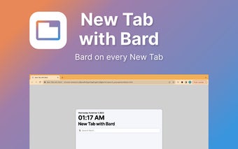 New Tab with Bard