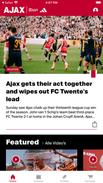 Ajax Official App