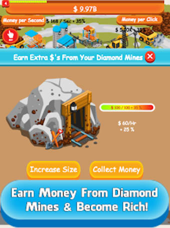 Diamond Tycoon - Idle Clicker  Tap Inc Game Free