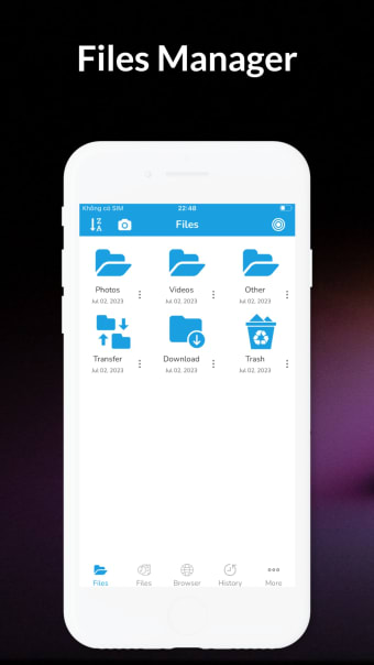 File Manager - Browser