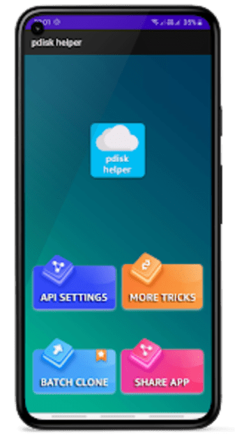 mdisk helper app for tg admins