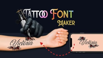 Stylish Fonts Tattoo on Body