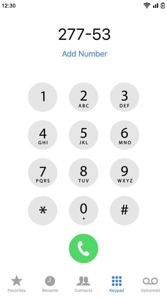 iPhone Contacts - iOS Dialer