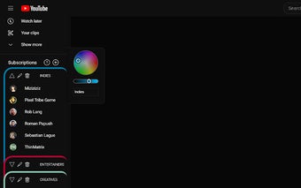Youtube Tabs - Subscription Organization Tool
