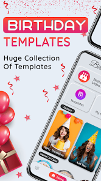 Birthday App-Birthday template