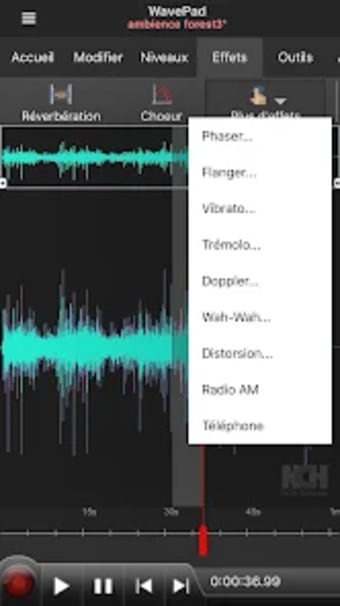 WavePad  Éditeur audio
