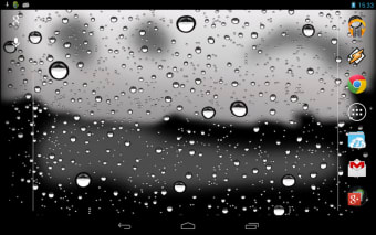 Drops of Rain on Glass