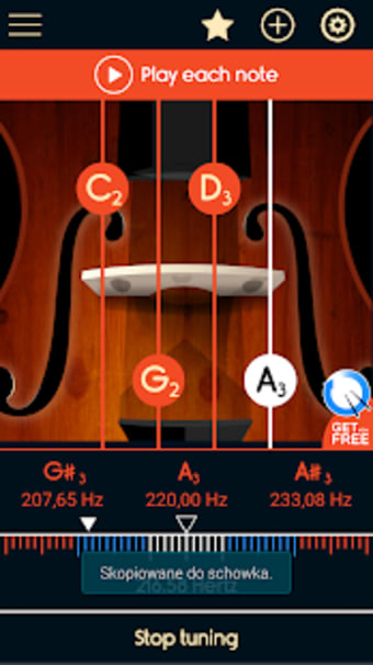 Master Violoncello Tuner