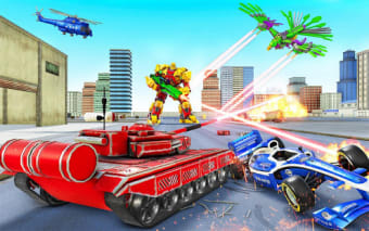 Tank Robot Game 2020  Police Eagle Robot Car Game