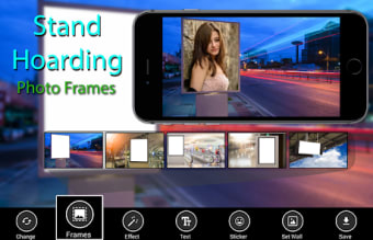Stand Hoarding Photo Frames -