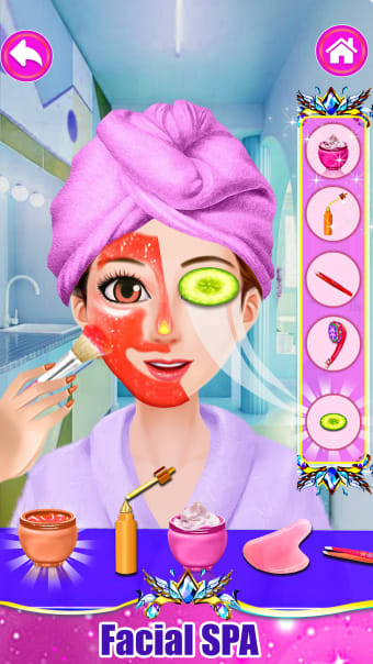 Spa Salon Dress-up Makeup Game