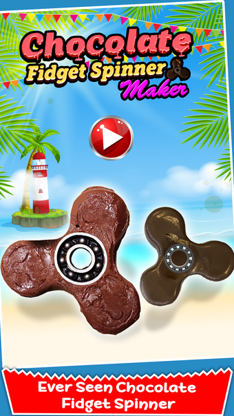 Chocolate Fidget Spinner Maker Toy Finger Spinner