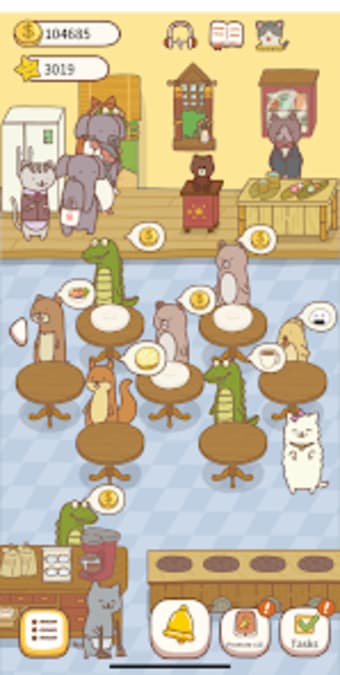 Cat Restaurant 2 - farm sowing coffee cooking game