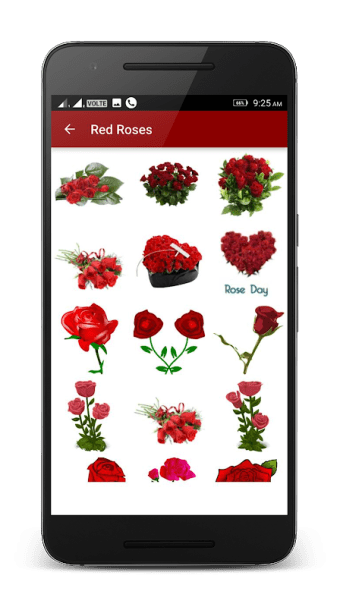 Love  Rose Stickers