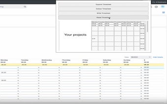 SAP Timesheet Extension