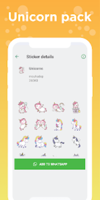 Unicorn Stickers for WhatsApp
