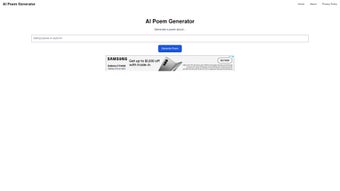 AI Poem Generator