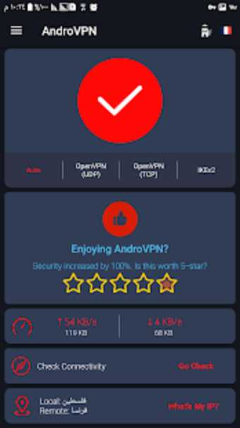 AndroVPN - Fast VPN Proxy  Wifi Privacy Security
