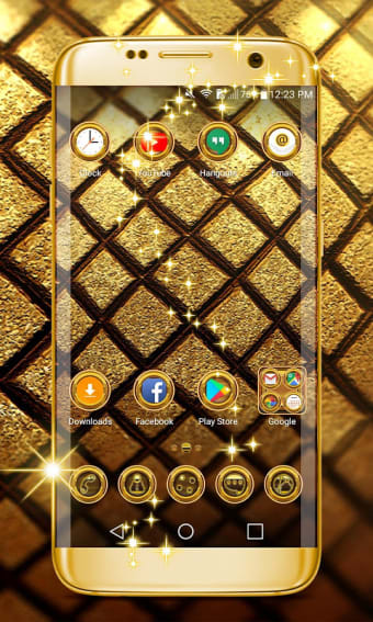 Elegant Gold Theme For Sony Xperia