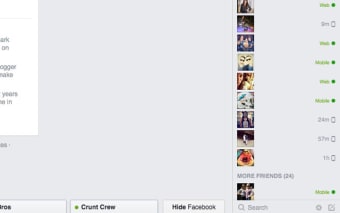 Distraction-free Facebook Chat UI