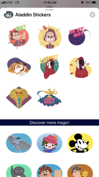 Disney Stickers: Aladdin
