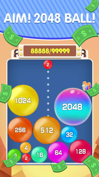 Lucky 2048 - Merge Ball and Win Free Reward
